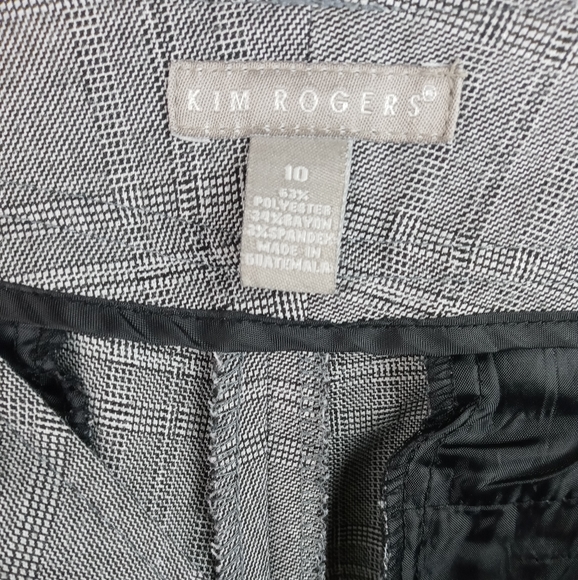 Plaid Gray Dress Pants - Picture 3 of 4